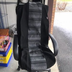 Car seat covers & phone mount